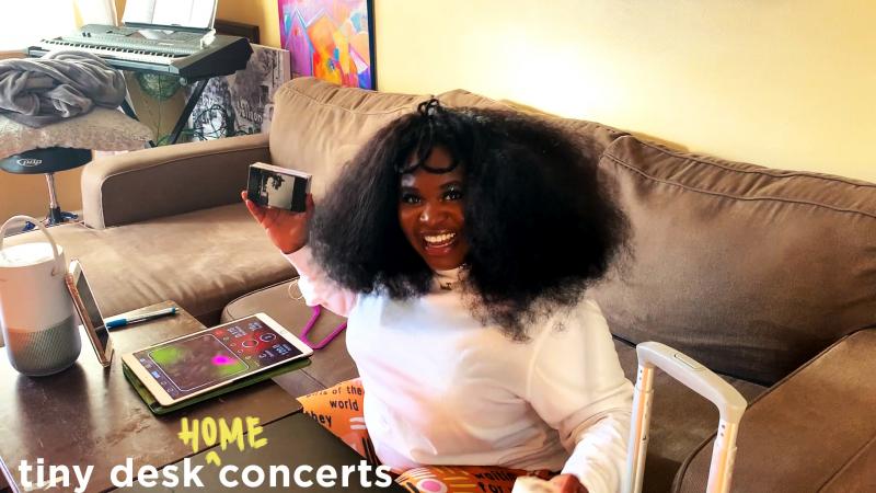 Tarriona "Tank" Ball plays a Tiny Desk (Home) Concert. Tarriona "Tank" Ball plays a Tiny Desk (Home) Concert.