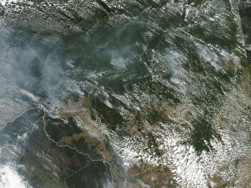 Several of the fires burning in the Amazon rainforest can be seen even from space, as evidenced by this satellite image provided by NASA this month. Brazil's National Institute for Space Research said the country has seen a record number of wildfires this Several of the fires burning in the Amazon rainforest can be seen even from space, as evidenced by this satellite image provided by NASA this month. Brazil's National Institute for Space Research said the country has seen a record number of wildfires this