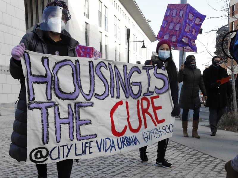 The Texas Supreme Court has allowed an emergency order to expire. Housing groups warn that this could result in thousands of people losing their homes to eviction. Tenants' rights advocates, like those pictured here in Boston, have pushed for stronger pro The Texas Supreme Court has allowed an emergency order to expire. Housing groups warn that this could result in thousands of people losing their homes to eviction. Tenants' rights advocates, like those pictured here in Boston, have pushed for stronger pro