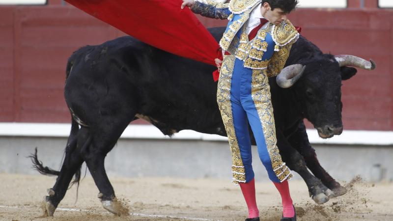 Spanish matador Alberto Lopez Simon makes a pass on a bull at the Plaza de Toros de Las Ventas bullring in Madrid. The restaurant Casa Toribio, located just down the street, keeps the meat from from bulls killed in bullfighting on its menu all year long. Spanish matador Alberto Lopez Simon makes a pass on a bull at the Plaza de Toros de Las Ventas bullring in Madrid. The restaurant Casa Toribio, located just down the street, keeps the meat from from bulls killed in bullfighting on its menu all year long.