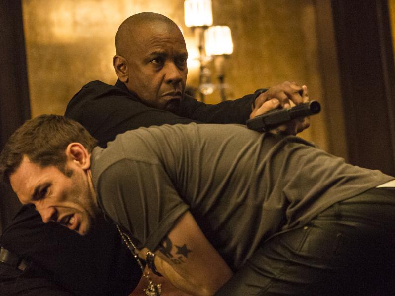 Denzel Washington stars as a retired intelligence officer in The Equalizer. Denzel Washington stars as a retired intelligence officer in The Equalizer.