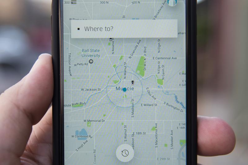 One Uber driver is available in Muncie, Ind., at 7 p.m. on a recent weeknight. Through dozens of interviews and an informal survey, NPR found that hundreds of Uber drivers feel the company is not living up to its "Be Your Own Boss" promise. One Uber driver is available in Muncie, Ind., at 7 p.m. on a recent weeknight. Through dozens of interviews and an informal survey, NPR found that hundreds of Uber drivers feel the company is not living up to its "Be Your Own Boss" promise.