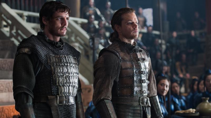 "... For The Night Is Dark And Filled With Lizard-People": Pero (Pedro Pascal) and William (Matt Damon) in The Great Wall. "... For The Night Is Dark And Filled With Lizard-People": Pero (Pedro Pascal) and William (Matt Damon) in The Great Wall.