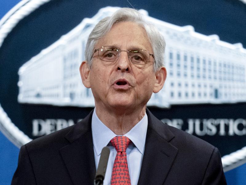 Attorney General Merrick Garland announced the Justice Department suit over Texas' abortion law last week. Now the department is asking a federal judge to temporarily block enforcement of the law while its lawsuit proceeds. Attorney General Merrick Garland announced the Justice Department suit over Texas' abortion law last week. Now the department is asking a federal judge to temporarily block enforcement of the law while its lawsuit proceeds.