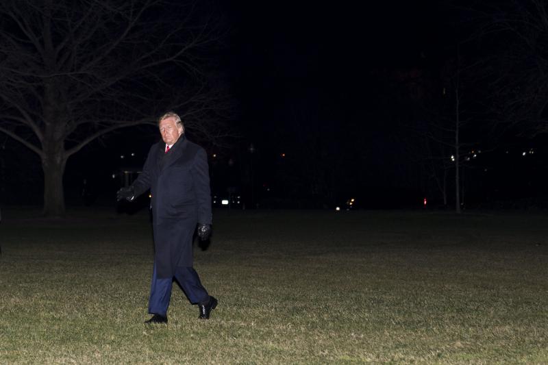 President Trump Returns From Michigan Campaign Rally On Night Of House Impeachment Vote President Trump Returns From Michigan Campaign Rally On Night Of House Impeachment Vote