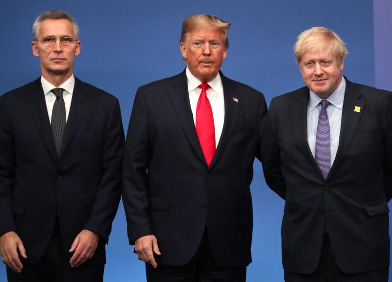NATO Leaders Summit Takes Place In The UK - Day Two NATO Leaders Summit Takes Place In The UK - Day Two