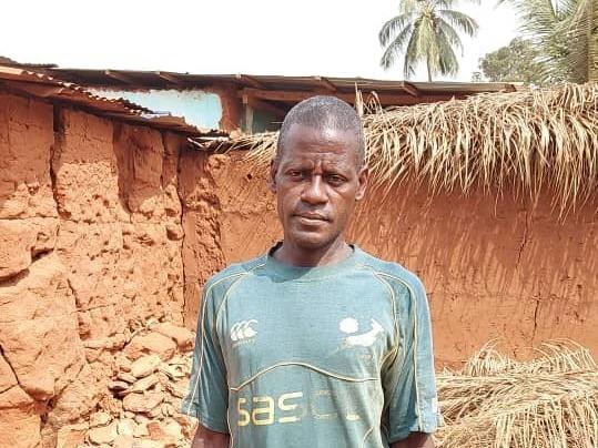 Eric Dossekpli, 49, is a farmer and father of six in the town of Anfoin Avele,Togo. He says he can no longer sell his crops as a result of the pandemic. Eric Dossekpli, 49, is a farmer and father of six in the town of Anfoin Avele,Togo. He says he can no longer sell his crops as a result of the pandemic.