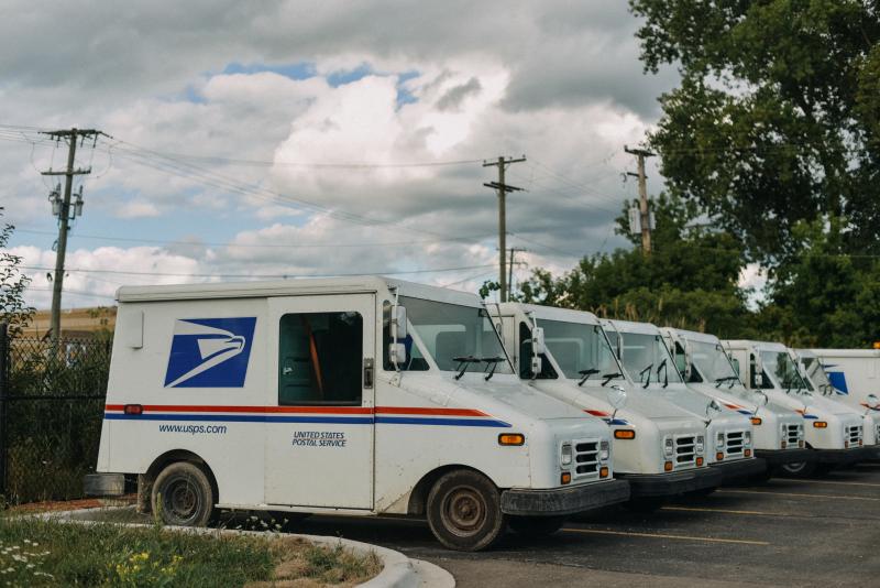 The U.S. Postal Service is now taking orders for the government's free at-home coronavirus test kits. The U.S. Postal Service is now taking orders for the government's free at-home coronavirus test kits.