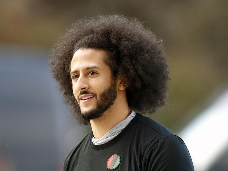 Free agent quarterback Colin Kaepernick will appear in the latest update of the Madden NFL 21 franchise. Kaepernick is seen above ahead of a workout for NFL football scouts and media in Riverdale, Ga., in 2019. Free agent quarterback Colin Kaepernick will appear in the latest update of the Madden NFL 21 franchise. Kaepernick is seen above ahead of a workout for NFL football scouts and media in Riverdale, Ga., in 2019.