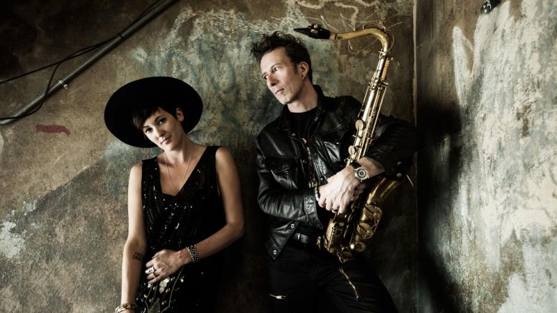 Twin Danger's Vanessa Bley and Stuart Matthewman Twin Danger's Vanessa Bley and Stuart Matthewman