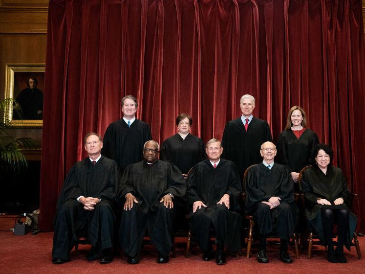 The justices of the U.S. Supreme Court who decided this term's cases. The justices of the U.S. Supreme Court who decided this term's cases.