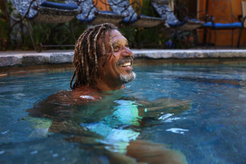 Cooper is known as the Swim Whisperer. He's been teaching swimming full-time since 1995. Cooper is known as the Swim Whisperer. He's been teaching swimming full-time since 1995.