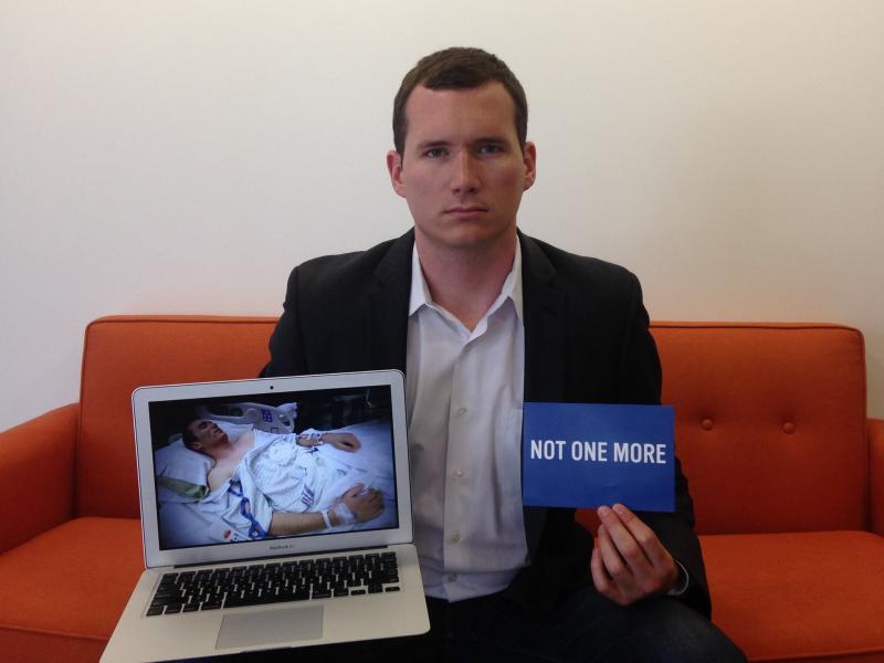 Colin Goddard was shot four times, but says he received an outpouring of support as he recovered. He worries about others who didn't get the same kind of support. Colin Goddard was shot four times, but says he received an outpouring of support as he recovered. He worries about others who didn't get the same kind of support.