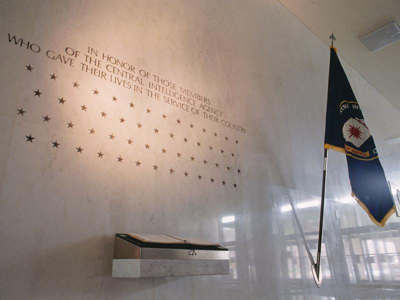 A wall inside the CIA headquarters honors members of the CIA who died in the service of their country. A wall inside the CIA headquarters honors members of the CIA who died in the service of their country.