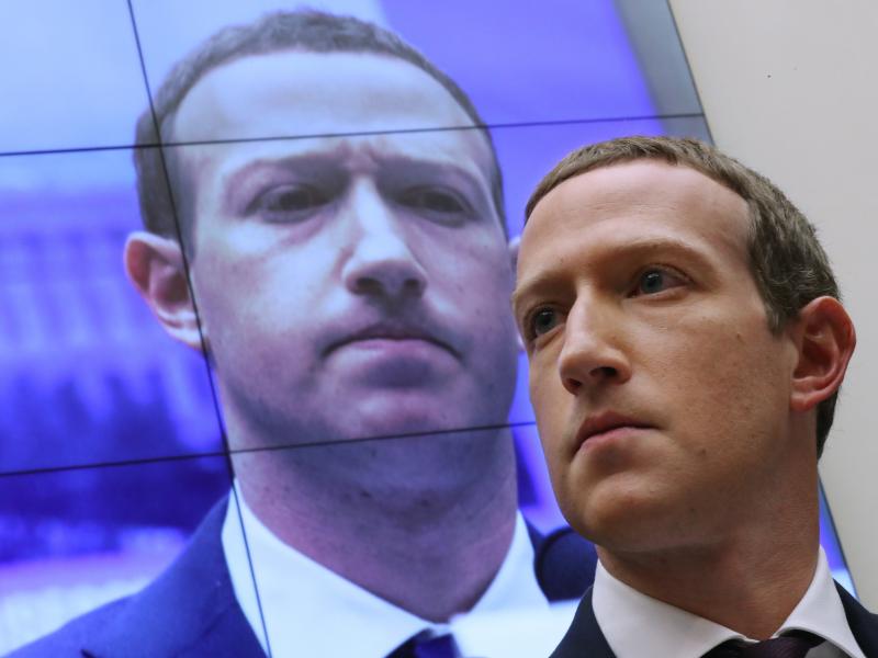 Facebook CEO Mark Zuckerberg testifies before the House Financial Services Committee in 2019. His company has been hit with twin lawsuits alleging it abused its power in order to crush rivals. Facebook CEO Mark Zuckerberg testifies before the House Financial Services Committee in 2019. His company has been hit with twin lawsuits alleging it abused its power in order to crush rivals.