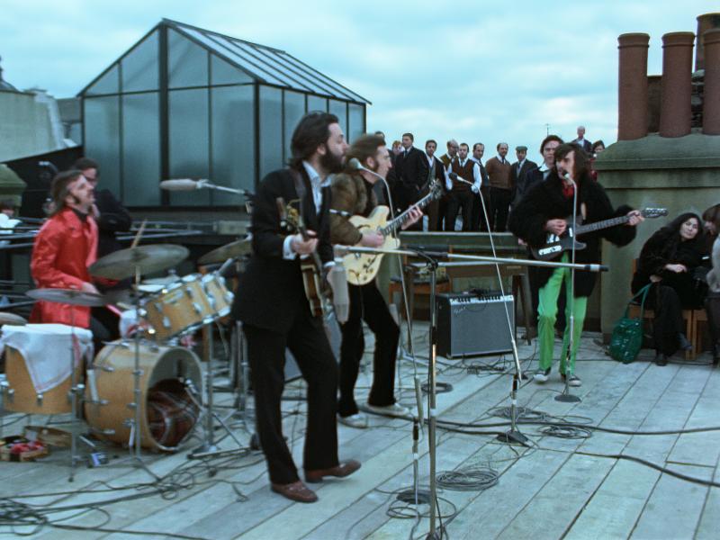 The Beatles: Get Back concludes with the band's legendary 1969 rooftop concert. The Beatles: Get Back concludes with the band's legendary 1969 rooftop concert.