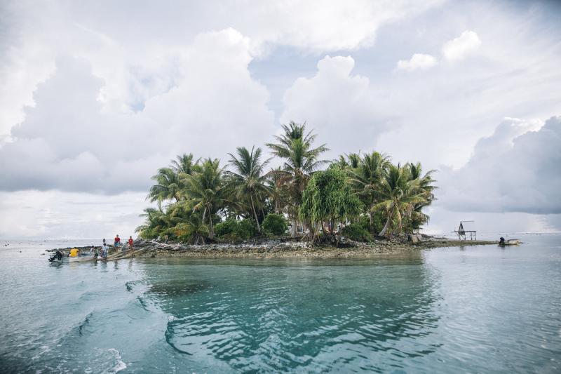 Teafua Tanu is an islet of Tokelau used by residents of Fakaofo atoll as a Catholic cemetery. Over the past two decades, the territory of Tokelau has proved extremely vulnerable to climate change and rising sea levels owing, partly, to its being a small l Teafua Tanu is an islet of Tokelau used by residents of Fakaofo atoll as a Catholic cemetery. Over the past two decades, the territory of Tokelau has proved extremely vulnerable to climate change and rising sea levels owing, partly, to its being a small l