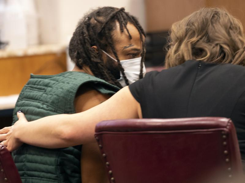 Darrell Brooks, left, speaks with a lawyer during his initial appearance, Tuesday, Nov. 23, 2021 in Waukesha County Court in Waukesha, Wis. Brooks is charged with intentional homicide after SUV was driven into a Christmas parade. Darrell Brooks, left, speaks with a lawyer during his initial appearance, Tuesday, Nov. 23, 2021 in Waukesha County Court in Waukesha, Wis. Brooks is charged with intentional homicide after SUV was driven into a Christmas parade.