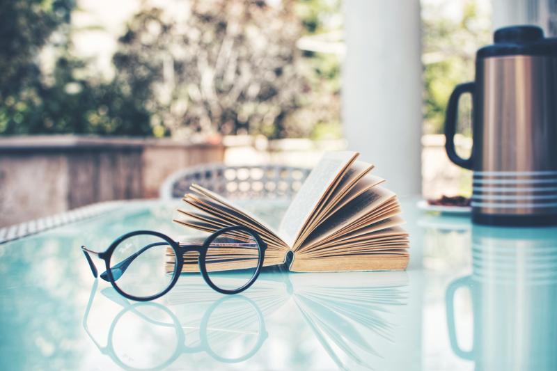 A book on a table A book on a table