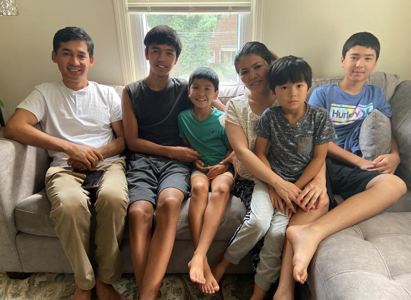 Hossein Mahrammi, his wife, Razia Mahrami, and their four sons came from Kabul to the U.S. on a Special Immigrant Visa or SIV in March 2017. Hossein Mahrammi, his wife, Razia Mahrami, and their four sons came from Kabul to the U.S. on a Special Immigrant Visa or SIV in March 2017.