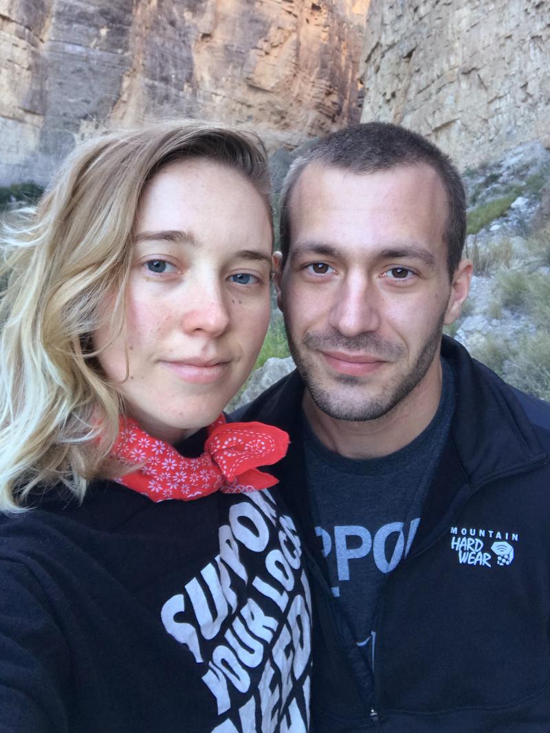 Sarah Ziegenhorn and Andy Beeler shared a selfie while hiking in Texas' Big Bend National Park in December 2018. Beeler died of an opioid overdose last March. Ziegenhorn traces his death to the many obstacles to medical care that Beeler experienced while Sarah Ziegenhorn and Andy Beeler shared a selfie while hiking in Texas' Big Bend National Park in December 2018. Beeler died of an opioid overdose last March. Ziegenhorn traces his death to the many obstacles to medical care that Beeler experienced while