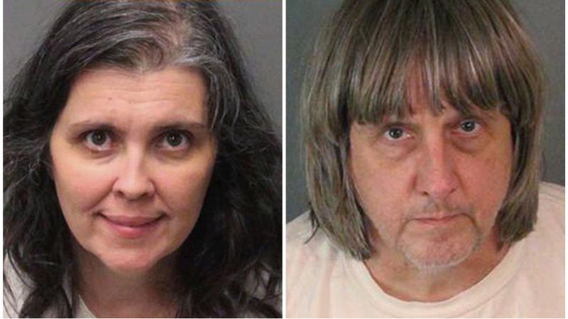 Louise and David Turpin have each been charged with torture and other crimes after their children were discovered emaciated and shackled to furniture. Louise and David Turpin have each been charged with torture and other crimes after their children were discovered emaciated and shackled to furniture.