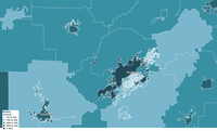 Jefferson County School District, north of Birmingham, Ala., has a student poverty rate of 22 percent. If the city of Gardendale secedes from the county district, it will become an "island" district within Jefferson County. Jefferson County School District, north of Birmingham, Ala., has a student poverty rate of 22 percent. If the city of Gardendale secedes from the county district, it will become an "island" district within Jefferson County.