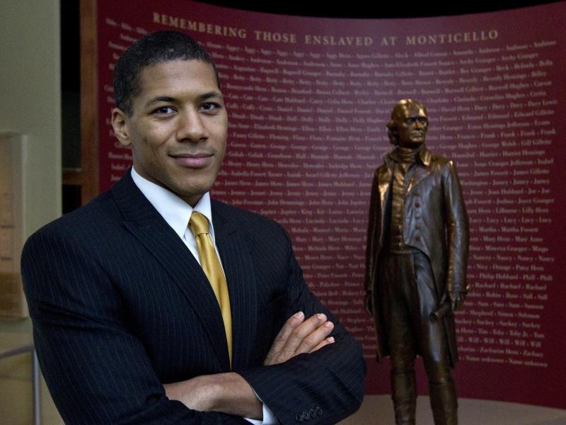 Shannon LaNier poses at the Smithsonian's National Museum of American History in Washington, D.C. in 2012. LaNier is a descendant of Thomas Jefferson and Sally Hemings. Shannon LaNier poses at the Smithsonian's National Museum of American History in Washington, D.C. in 2012. LaNier is a descendant of Thomas Jefferson and Sally Hemings.