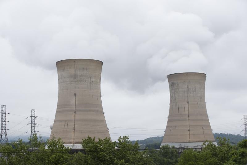 Cooling towers at the Three Mile Island nuclear power plant in Middletown, Pa., earlier this month. Cooling towers at the Three Mile Island nuclear power plant in Middletown, Pa., earlier this month.