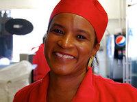 Cynthia Hawkins is in the third generation of her family to lead a business in Watts, now known as the Hawkins House of Burgers. Cynthia Hawkins is in the third generation of her family to lead a business in Watts, now known as the Hawkins House of Burgers.