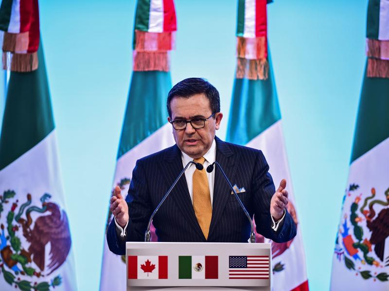 Mexican Economy Minister Ildefonso Guajardo speaks to reporters during the seventh round of NAFTA talks in Mexico City, on March 5. U.S. House Speaker Paul Ryan has said a deal needs to be completed this week, but fundamental differences remain among the Mexican Economy Minister Ildefonso Guajardo speaks to reporters during the seventh round of NAFTA talks in Mexico City, on March 5. U.S. House Speaker Paul Ryan has said a deal needs to be completed this week, but fundamental differences remain among the