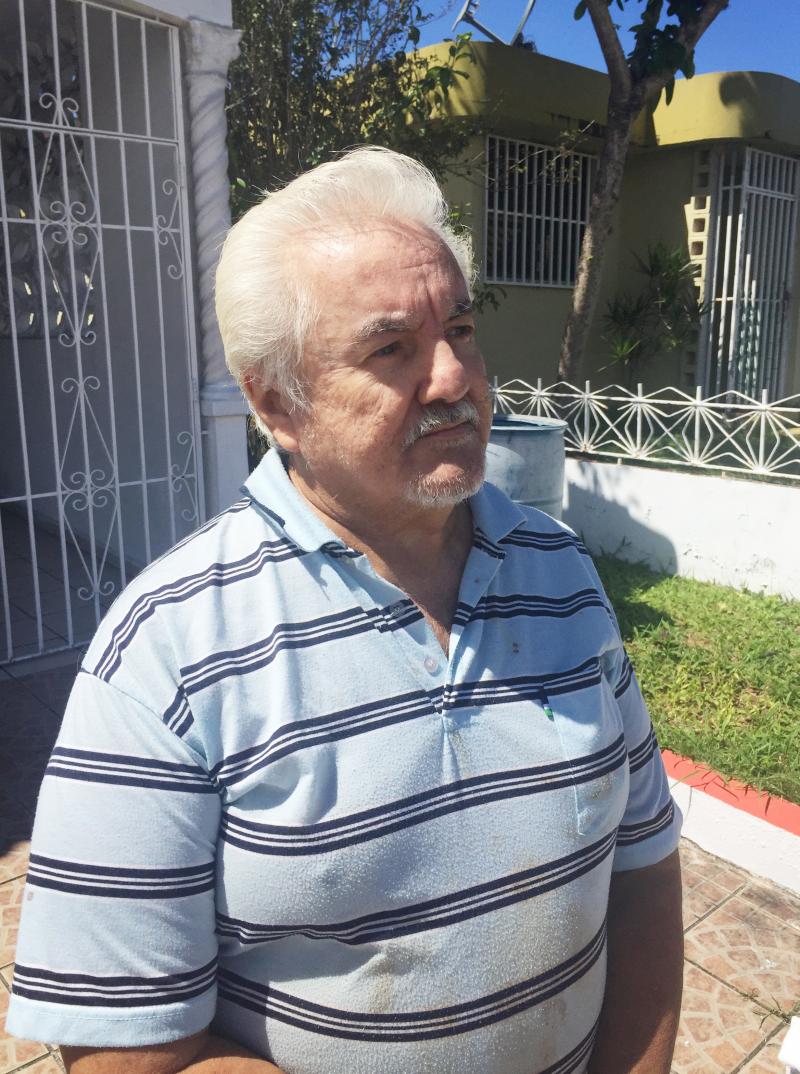 After a lifetime of agricultural work on the U.S. mainland, Ausberto Maldonado retired home to a suburb of San Juan, Puerto Rico. But he has diabetes, and especially since Hurricane Maria, has been struggling to get by. After a lifetime of agricultural work on the U.S. mainland, Ausberto Maldonado retired home to a suburb of San Juan, Puerto Rico. But he has diabetes, and especially since Hurricane Maria, has been struggling to get by.