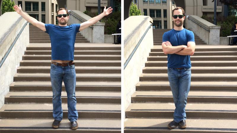 What not to do when dating: fold your arms. What not to do when dating: fold your arms.