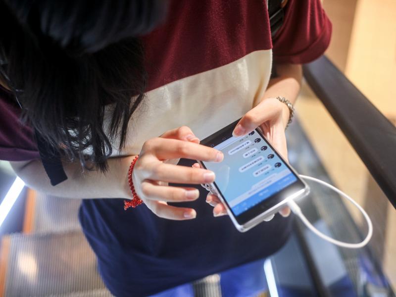 American kids access the Internet and social media through their phones or a parent's phone every day. American kids access the Internet and social media through their phones or a parent's phone every day.