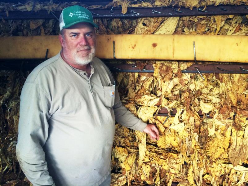 Marvin Eaton owns a farm in Belew's Creek, N.C., where he grows 200 acres of tobacco. He bought the farm from his grandfather and plans to pass it down to his son. Marvin Eaton owns a farm in Belew's Creek, N.C., where he grows 200 acres of tobacco. He bought the farm from his grandfather and plans to pass it down to his son.