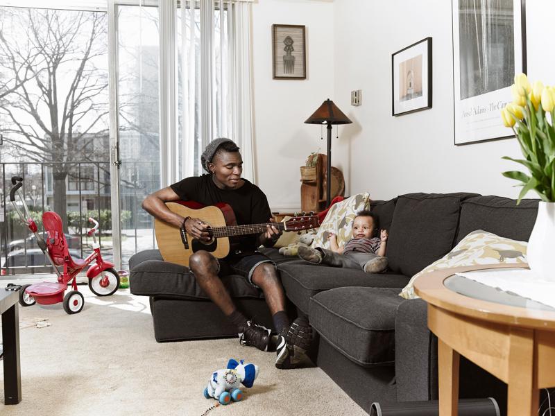 Isma is a musician from Equatorial Guinea and moved with his wife to Washington, D.C., where they had a son named Matteo. It wasn't easy for Isma to move to a new country, learn a new language and be a new dad all at the same time. Isma is a musician from Equatorial Guinea and moved with his wife to Washington, D.C., where they had a son named Matteo. It wasn't easy for Isma to move to a new country, learn a new language and be a new dad all at the same time.