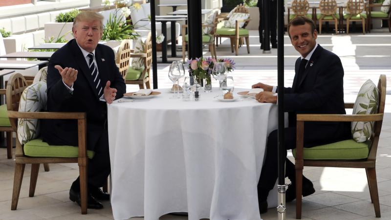 U.S. President Trump has lunch with French President Emmanuel Macron in Biarritz, France. Leaders of some of the world's major economies have arrived in the country for the Group of Seven summit. U.S. President Trump has lunch with French President Emmanuel Macron in Biarritz, France. Leaders of some of the world's major economies have arrived in the country for the Group of Seven summit.