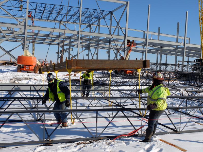 An LG washing machine plant in Clarksville, Tenn., seen under construction in January, is expected to bring 600 jobs. An LG washing machine plant in Clarksville, Tenn., seen under construction in January, is expected to bring 600 jobs.