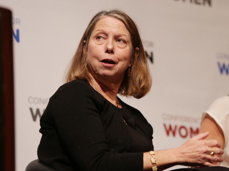 Journalist Jill Abramson participates in a conference at Santa Clara Convention Center on Feb. 24, 2015 in Santa Clara, Calif. Journalist Jill Abramson participates in a conference at Santa Clara Convention Center on Feb. 24, 2015 in Santa Clara, Calif.