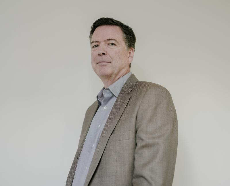 James Comey at NPR's New York bureau. James Comey at NPR's New York bureau.