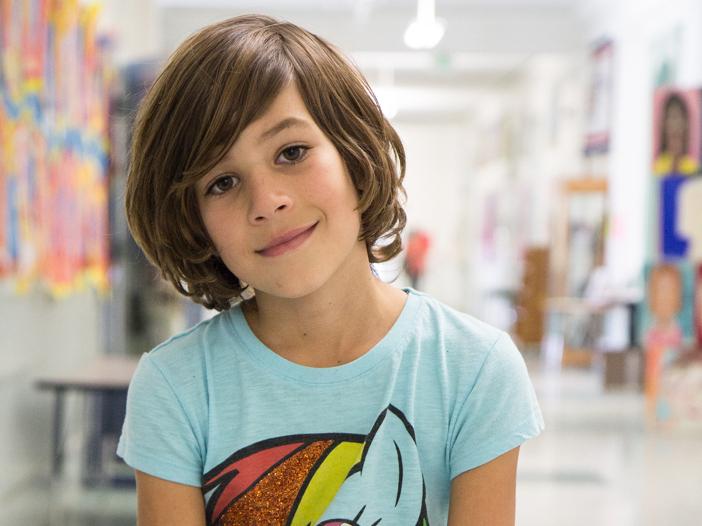 Eight-year-old Tomás Rocha, a third grader at Malcolm X Elementary School in Berkeley, Calif., is among a handful of gender non-conforming students at the school. Eight-year-old Tomás Rocha, a third grader at Malcolm X Elementary School in Berkeley, Calif., is among a handful of gender non-conforming students at the school.