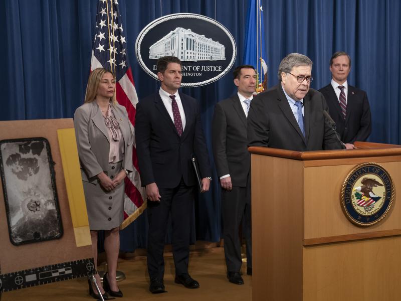 The Justice Department has placed a high national security priority on its probe of the shooting at Naval Air Station Pensacola in Florida, insisting that investigators must get access to data from two locked and encrypted iPhones that belonged to the all The Justice Department has placed a high national security priority on its probe of the shooting at Naval Air Station Pensacola in Florida, insisting that investigators must get access to data from two locked and encrypted iPhones that belonged to the all