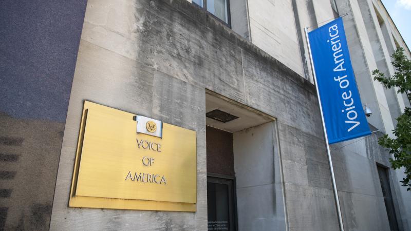 The Biden administration is ousting Trump appointees at the Voice of America and its sister networks, which together reach 350 million people worldwide each week. The Biden administration is ousting Trump appointees at the Voice of America and its sister networks, which together reach 350 million people worldwide each week.