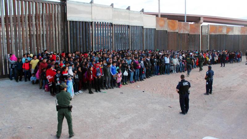 President Trump has announced plans to impose escalating tariffs on goods imported from Mexico in an attempt to stop migrants from entering the U.S. over the southern border. U.S. Customs and Border Protection released this photo, taken on Wednesday at El President Trump has announced plans to impose escalating tariffs on goods imported from Mexico in an attempt to stop migrants from entering the U.S. over the southern border. U.S. Customs and Border Protection released this photo, taken on Wednesday at El