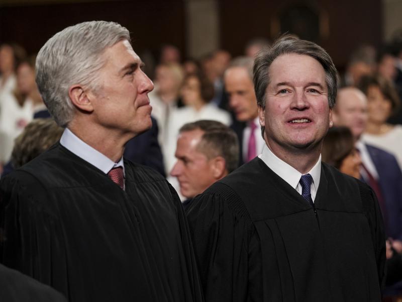 Justice Neil Gorsuch (left), with Justice Brett Kavanaugh, asked many of the key questions in Tuesday's case before the U.S. Supreme Court that centered on whether employers can fire gay or transgender workers. Justice Neil Gorsuch (left), with Justice Brett Kavanaugh, asked many of the key questions in Tuesday's case before the U.S. Supreme Court that centered on whether employers can fire gay or transgender workers.