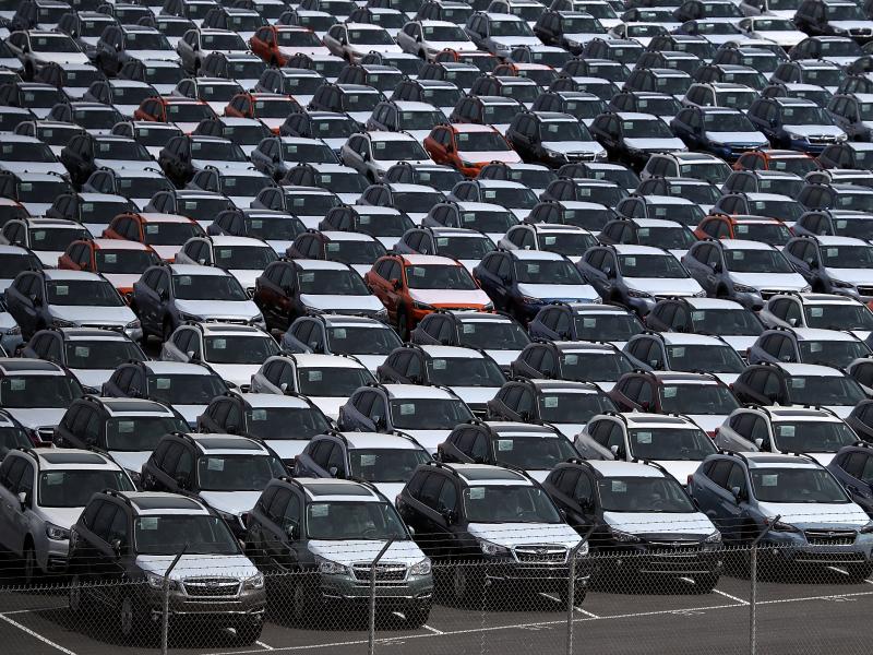New cars sit in a lot at the Port of Richmond in California last year. The Trump administration on Friday announced a six-month delay in setting new tariffs on auto imports. New cars sit in a lot at the Port of Richmond in California last year. The Trump administration on Friday announced a six-month delay in setting new tariffs on auto imports.