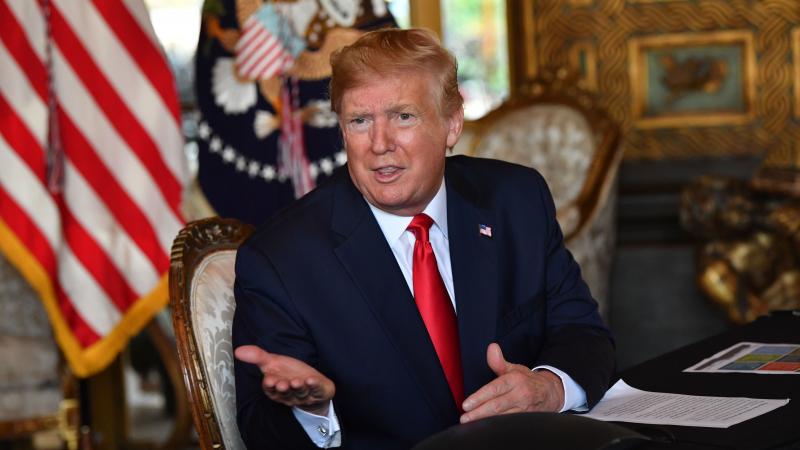 President Trump told reporters he would handle whatever "present" North Korea's Kim Jong Un plans to send. President Trump told reporters he would handle whatever "present" North Korea's Kim Jong Un plans to send.