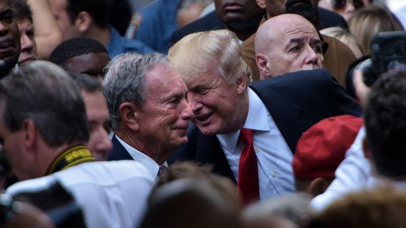 President Trump and former New York City Mayor Michael Bloomberg have taken similar actions regarding their wealth and holding office. President Trump and former New York City Mayor Michael Bloomberg have taken similar actions regarding their wealth and holding office.