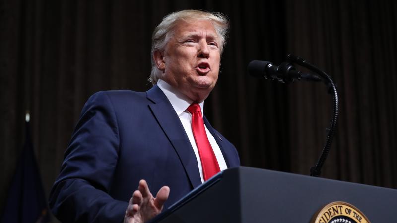 In a speech at the Economic Club of New York on Tuesday, President Trump said a mini trade agreement with China could happen "soon," but he offered no guarantees. In a speech at the Economic Club of New York on Tuesday, President Trump said a mini trade agreement with China could happen "soon," but he offered no guarantees.