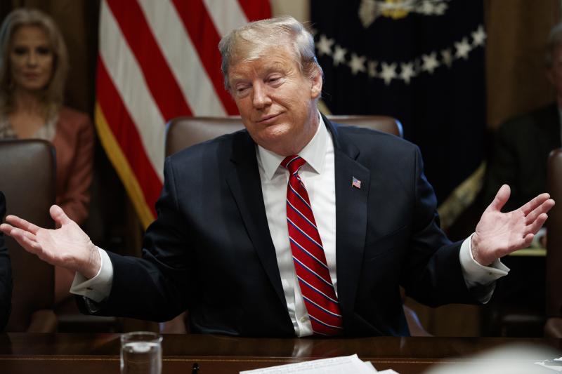 President Trump said he is not "happy" with a compromise budget deal being negotiated on Capitol Hill but said he doesn't think there will be another shutdown. President Trump said he is not "happy" with a compromise budget deal being negotiated on Capitol Hill but said he doesn't think there will be another shutdown.